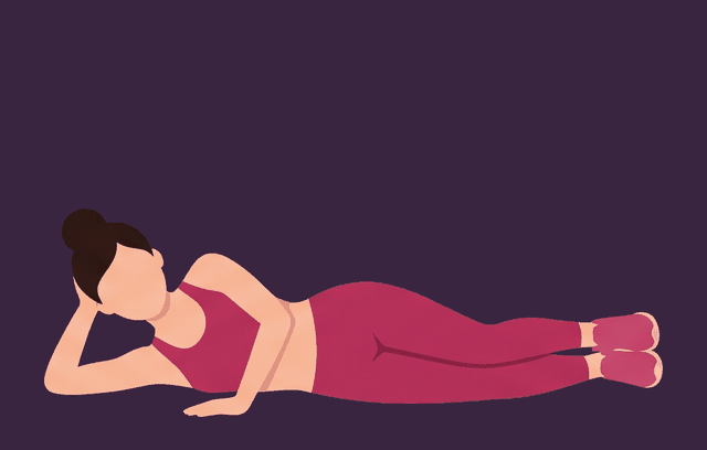 Clamshell start position, illustrated