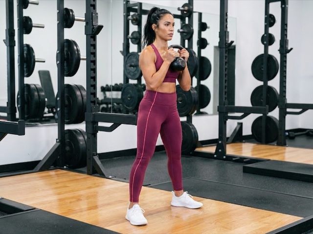 Goblet Squat start position
