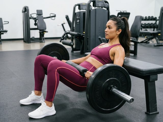 Hip Thrust Machine start position
