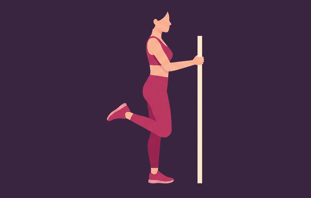 Lying Leg Lift midpoint, illustrated