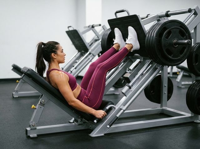 Leg Press start position