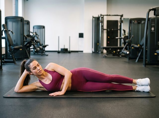 Side-Lying Leg Raise start position