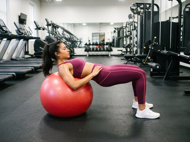 Stability-Ball Hip Bridge