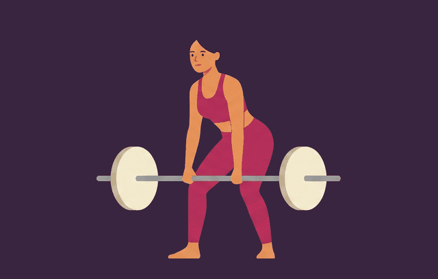 Sumo Deadlift midpoint, illustrated