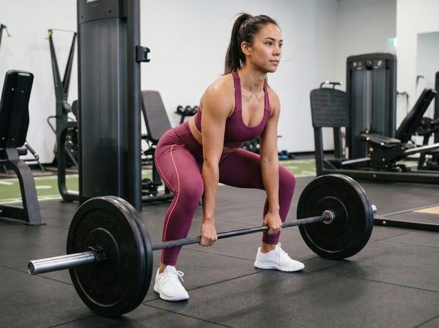 Sumo Deadlift end position
